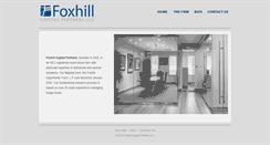 Desktop Screenshot of foxhillcapital.com